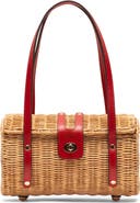 Frances Valentine Dottie Wicker Basket Bag