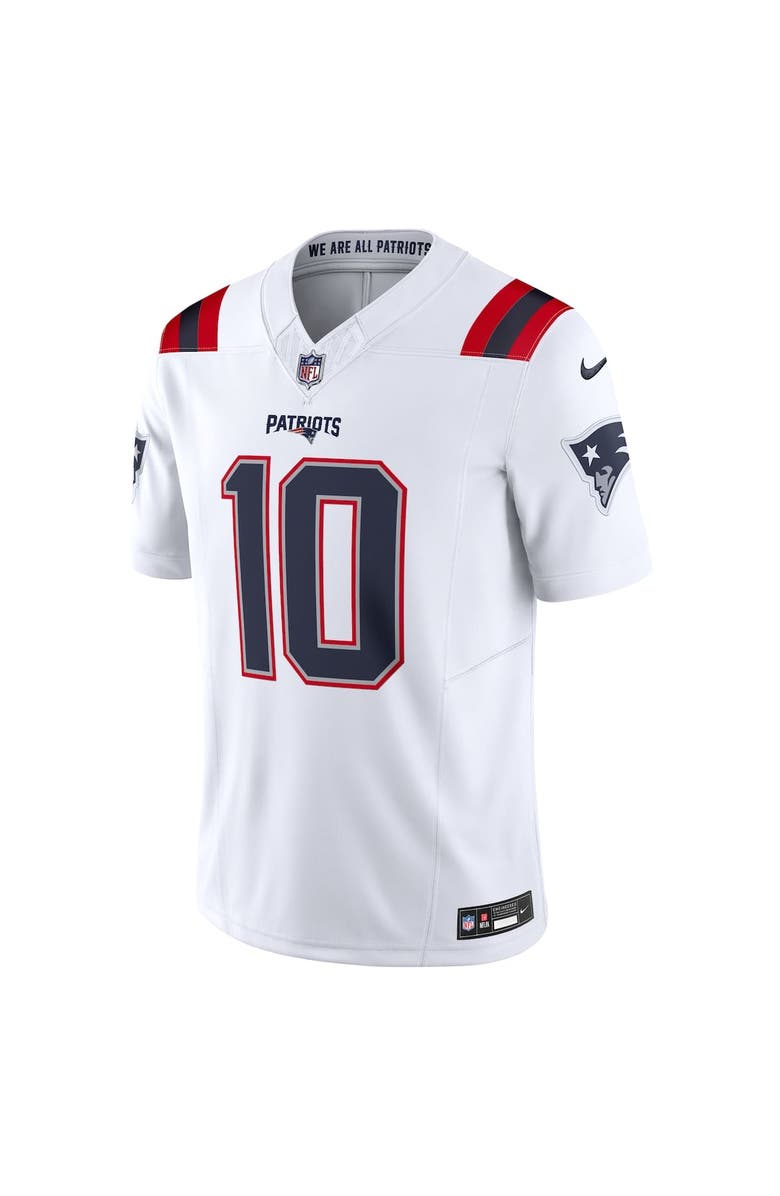 Nike Men's Nike Drake Maye White New England Patriots  Vapor F.U.S.E. Limited Jersey, Alternate, color, White