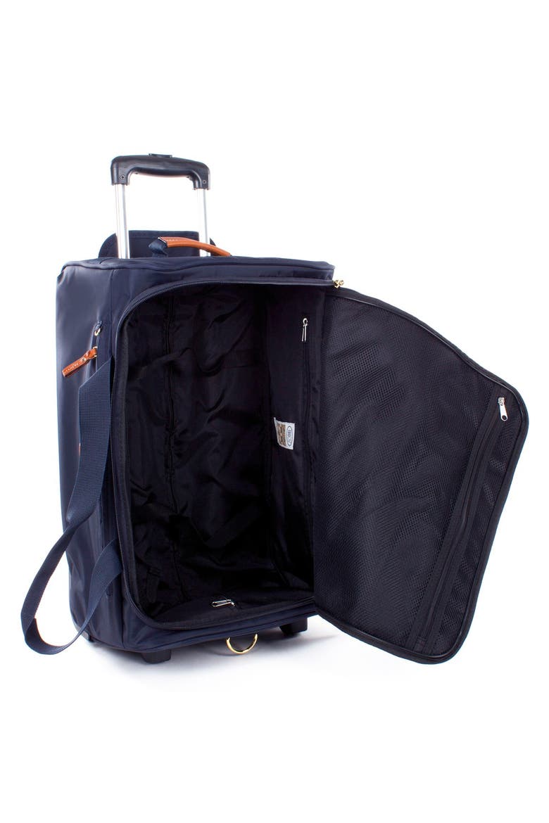 Brics X-Bag 21-Inch Rolling Carry-On Duffle Bag, Alternate, color, NAVY
