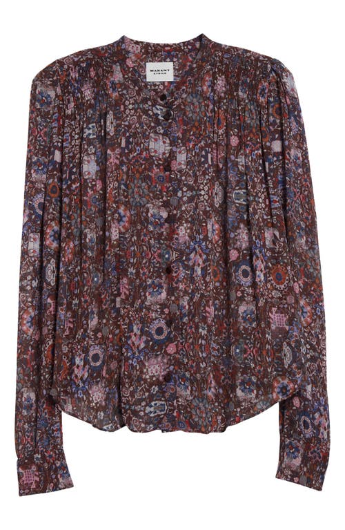 Isabel Marant Étoile Nolwen Belted Denim Shirtdress In Brown