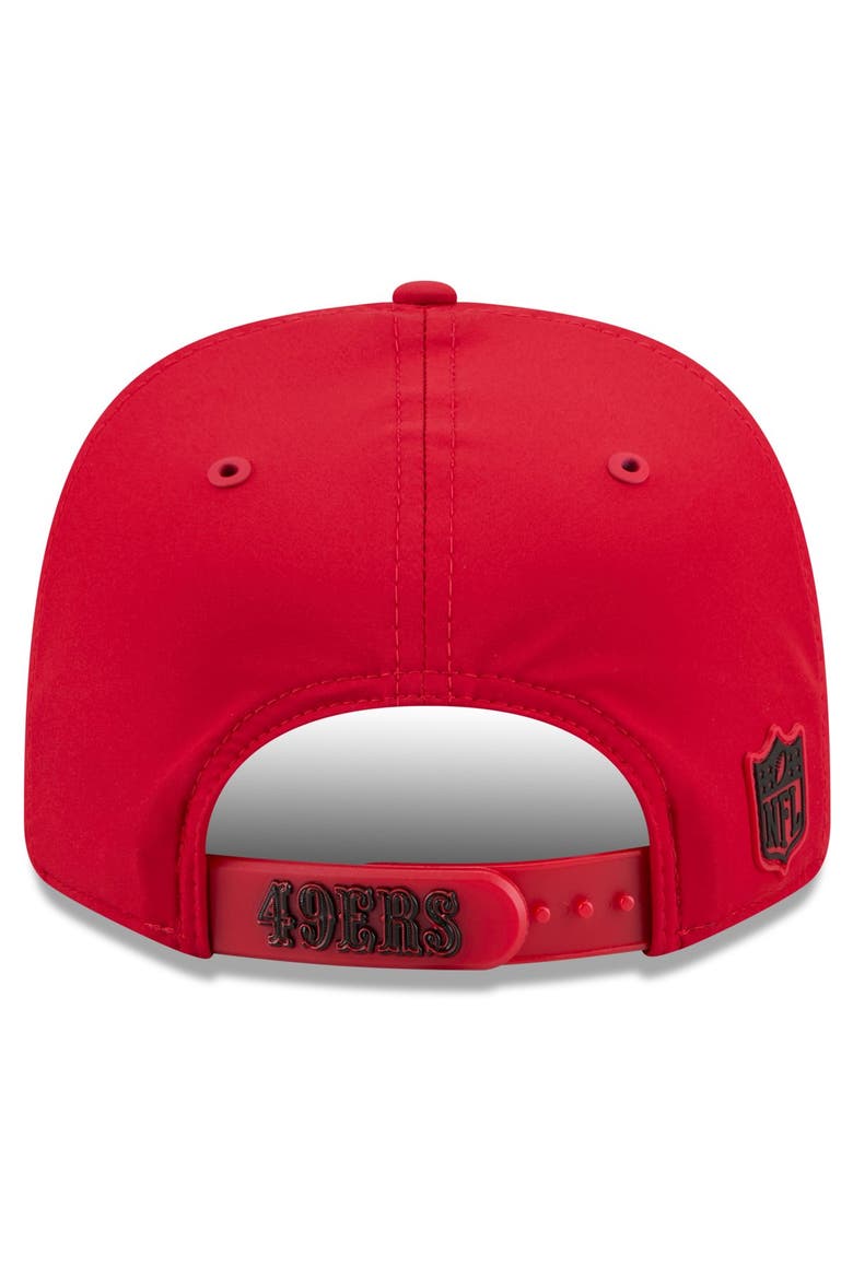 Men's New Era Scarlet San Francisco 49ers 2026 Sideline 9SEVENTY Adjustable Hat, Alternate, color, Scarlet