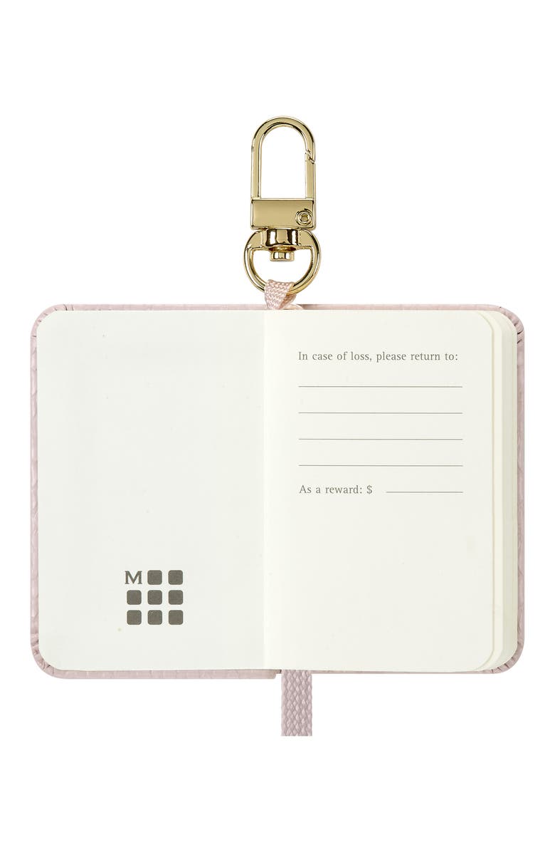 Moleskine Mini Notebook Charm, Alternate, color, Pink Floral