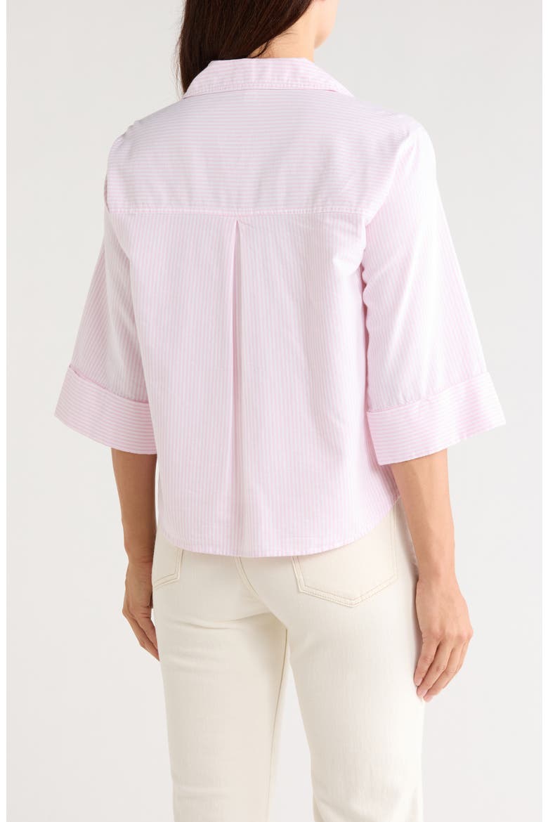 Jennie Button-Up Shirt, Alternate, color, PINK LIPGLOSS