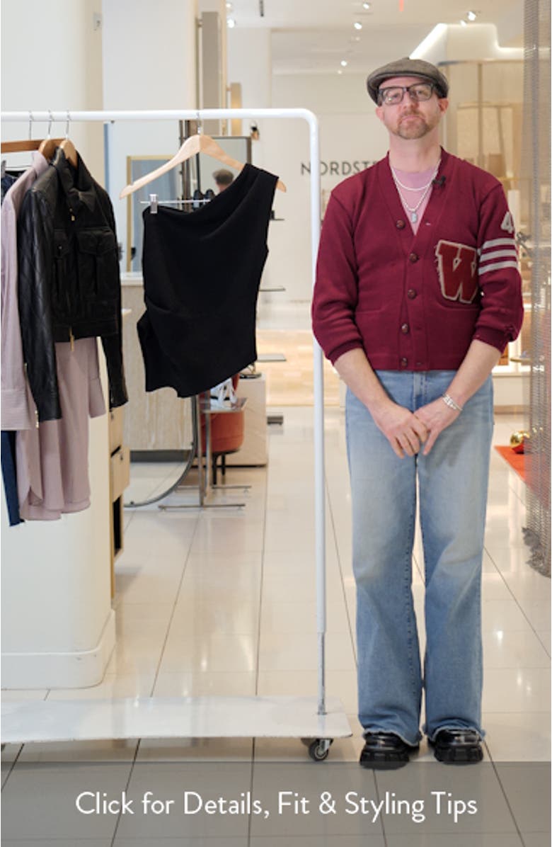 One-Shoulder Wool Blend Sweater, sales video thumbnail