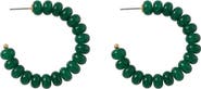 MacRae & Co. Bauble Beaded Hoop Earrings