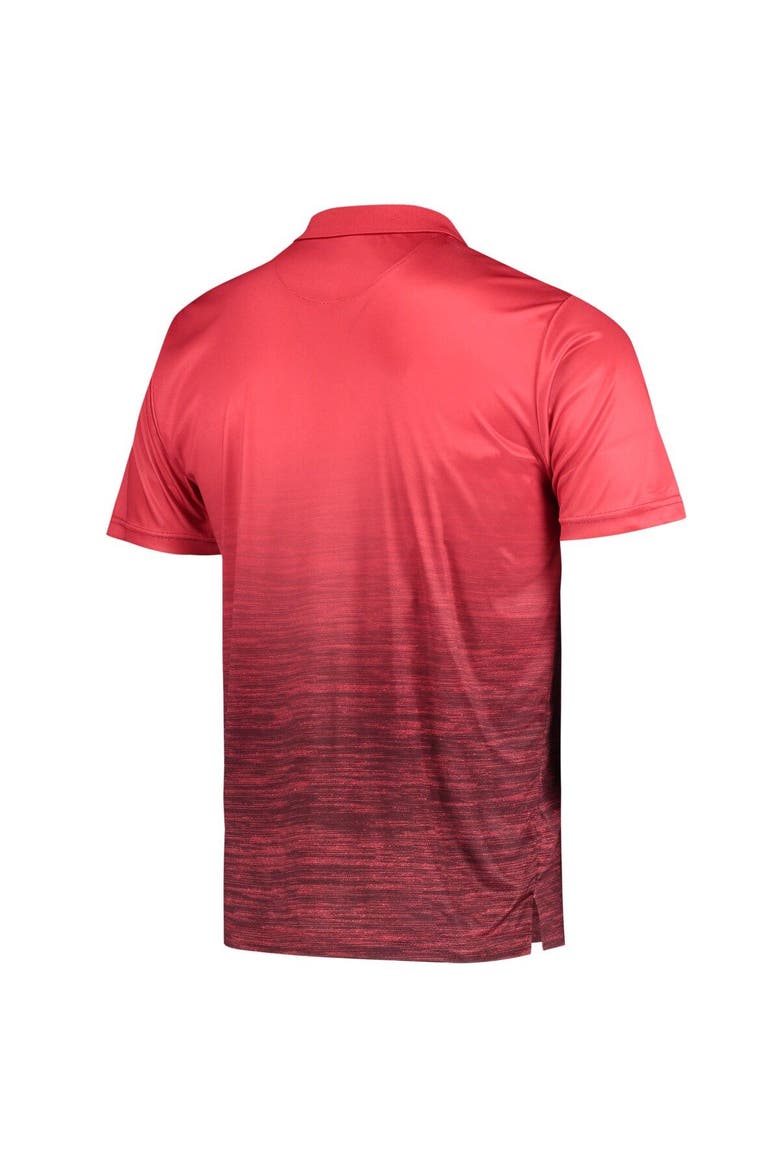 Men's Colosseum Scarlet Nebraska Huskers Marshall Polo, Alternate, color, Scarlet