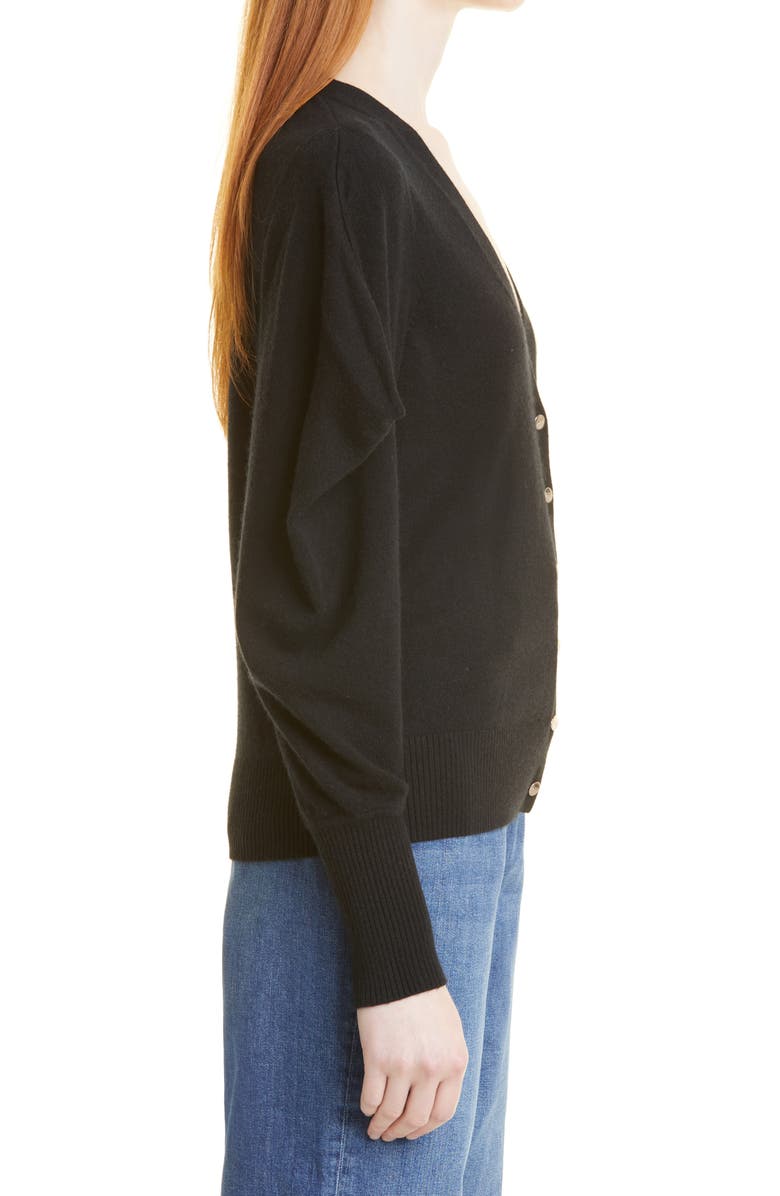 Ted Baker London Draped Sleeve Wool Blend Cardigan, Alternate, color, 