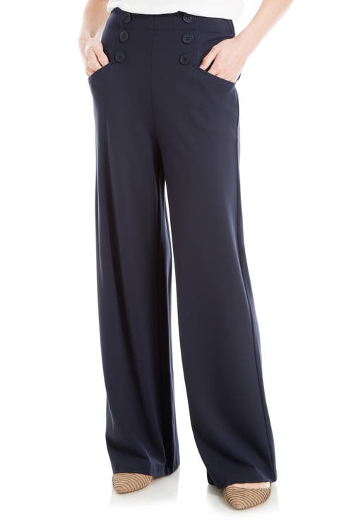 Sailor High Waist Wide Leg Pants