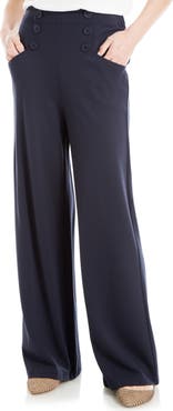 MAX STUDIO Sailor High Waist Wide Leg Pants