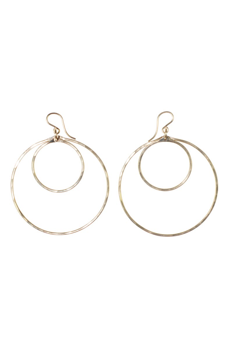Nashelle Double Hoop Earrings, Main, color, 