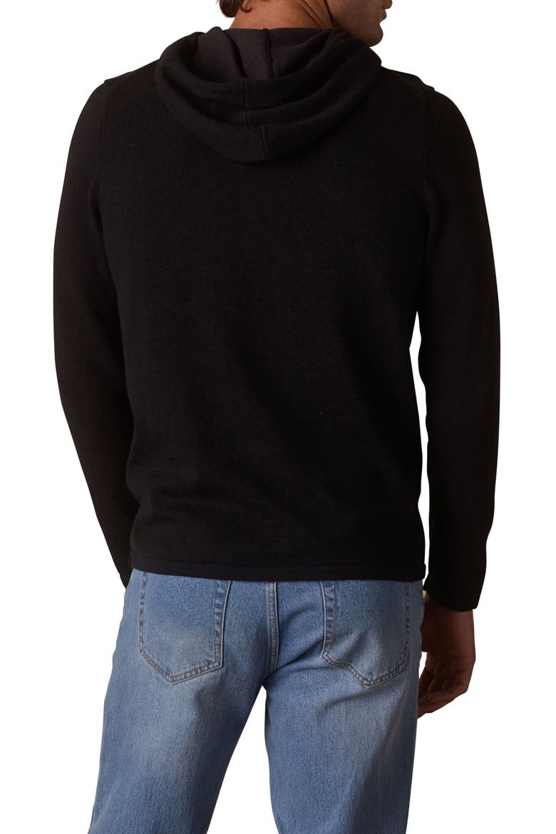Jimmy Essential Hooded Sweater, Alternate, color, BLACK