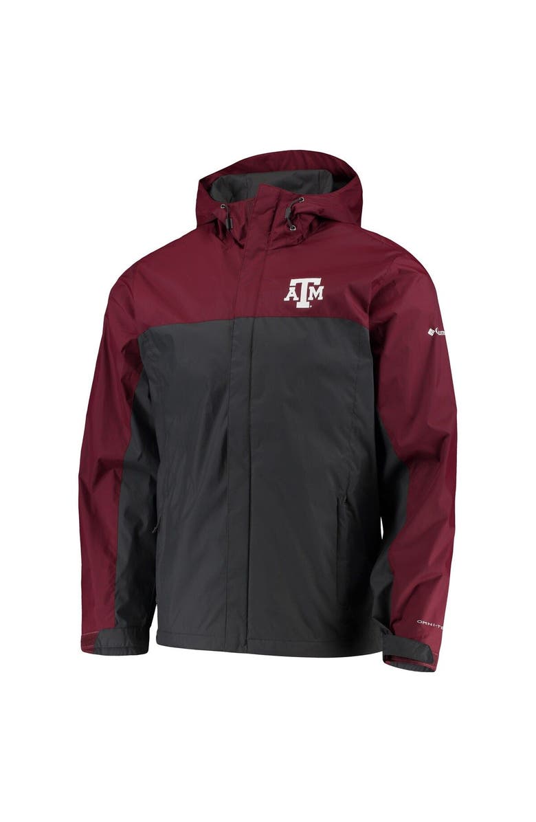 Columbia Men's Columbia Maroon/Gray Texas A&M Aggies Glennaker Storm Full-Zip Jacket, Alternate, color,