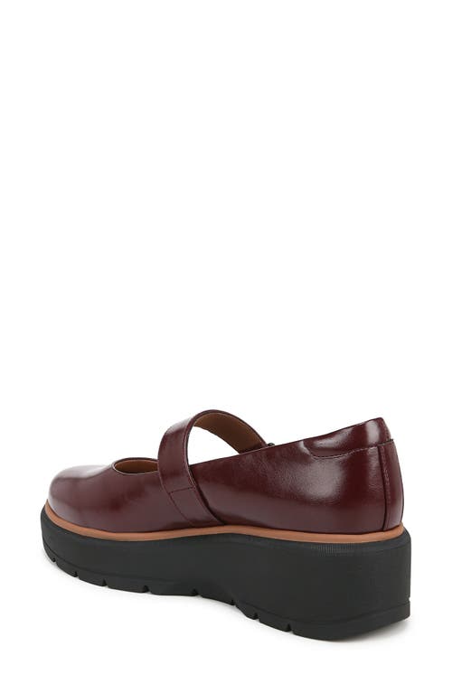 Dr. Scholl's Women's Nice Day Max Mary Jane Platform Loafer In Wine
