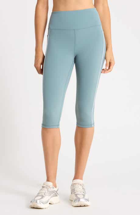 Perform High Waist Piped Capri Leggings