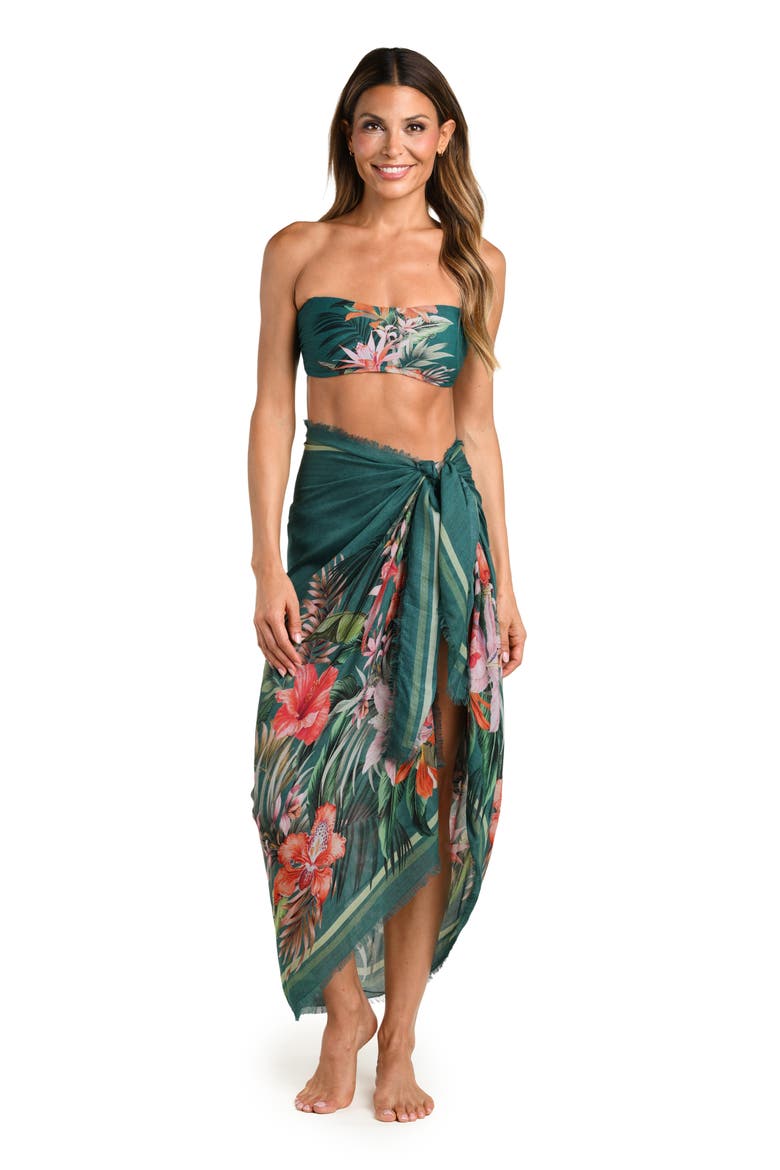 Courtyard Palms Pareo Cover-Up, Alternate, color, JUNGLE