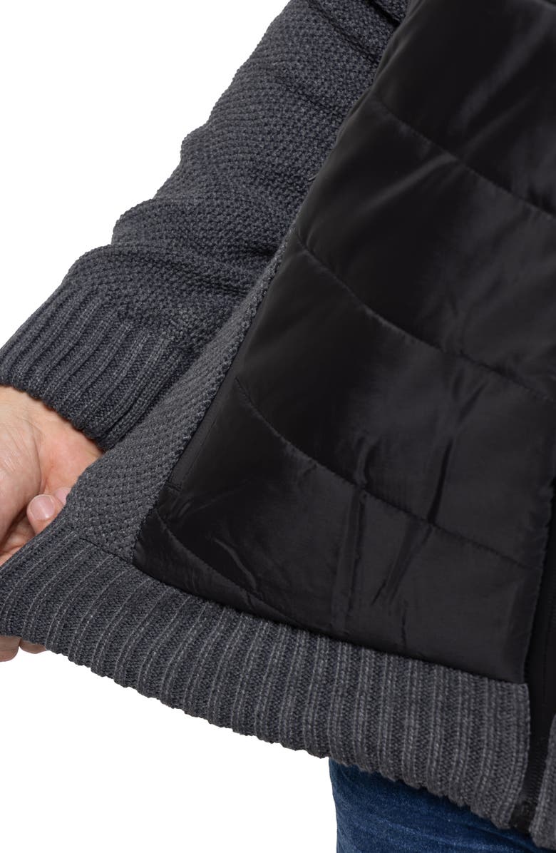 XRAY X-RAY Lightly Insulated Full Zip Jacket, Alternate, color, Black/ Charcoal