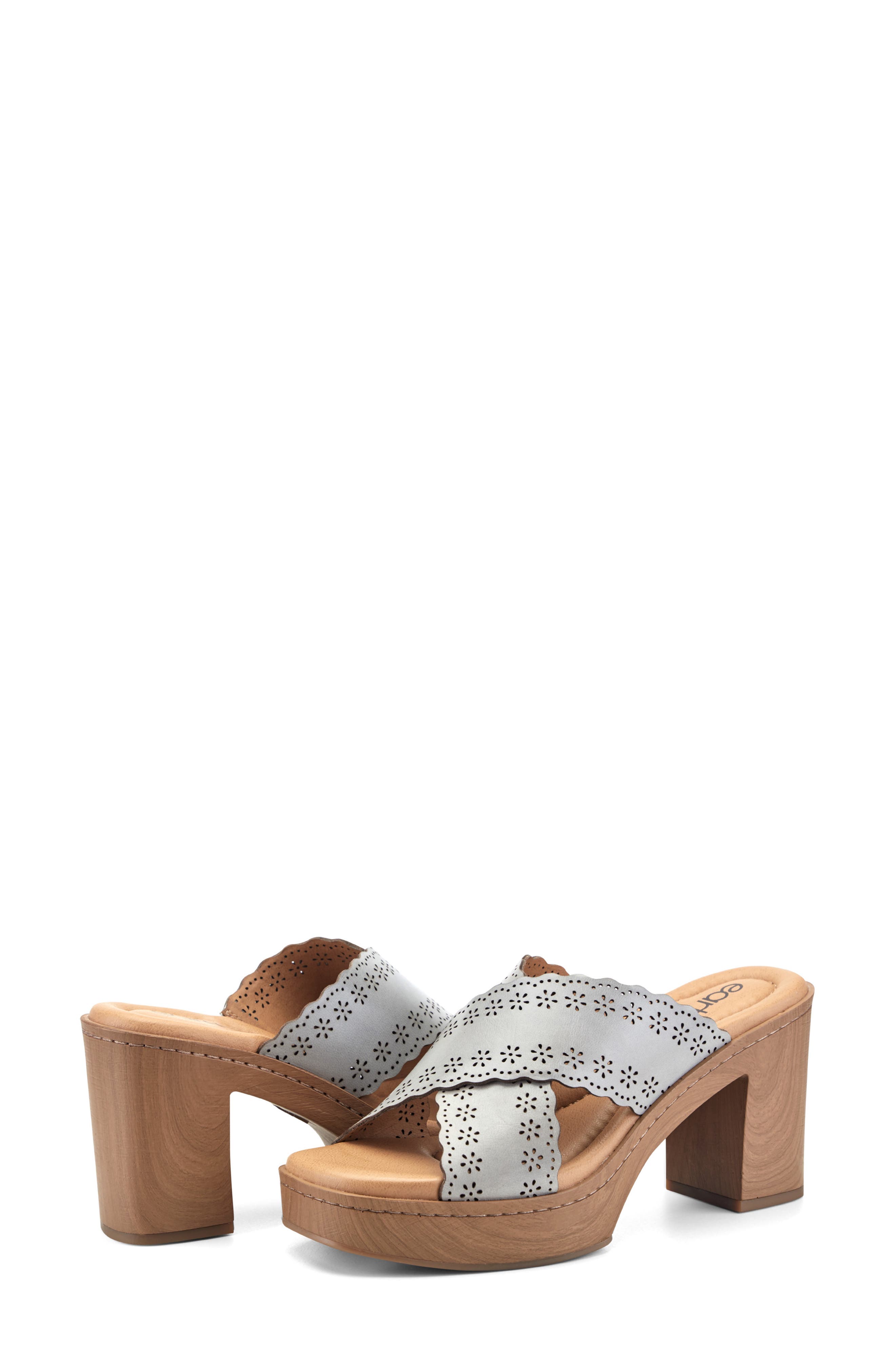 Qamra Platform Sandal, Alternate, color, LIGHT BLUE