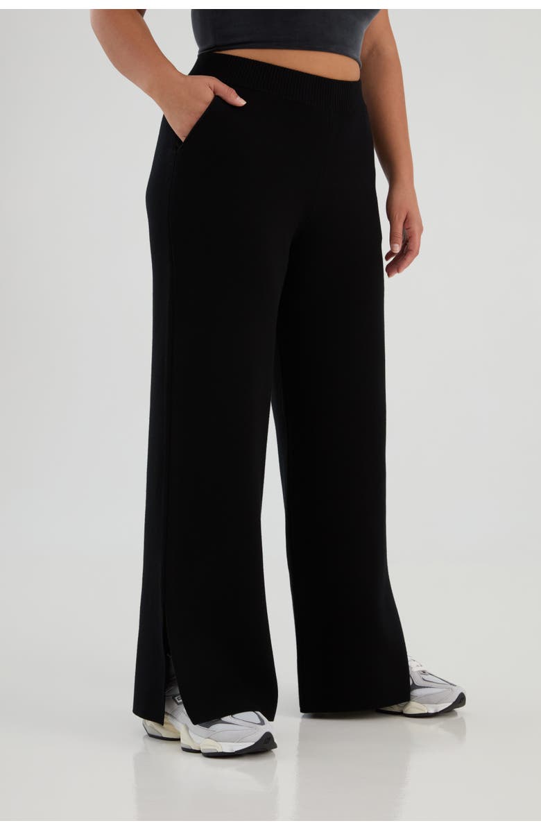 KADA The Sweater Wide Leg Pant, Main, color, Ink