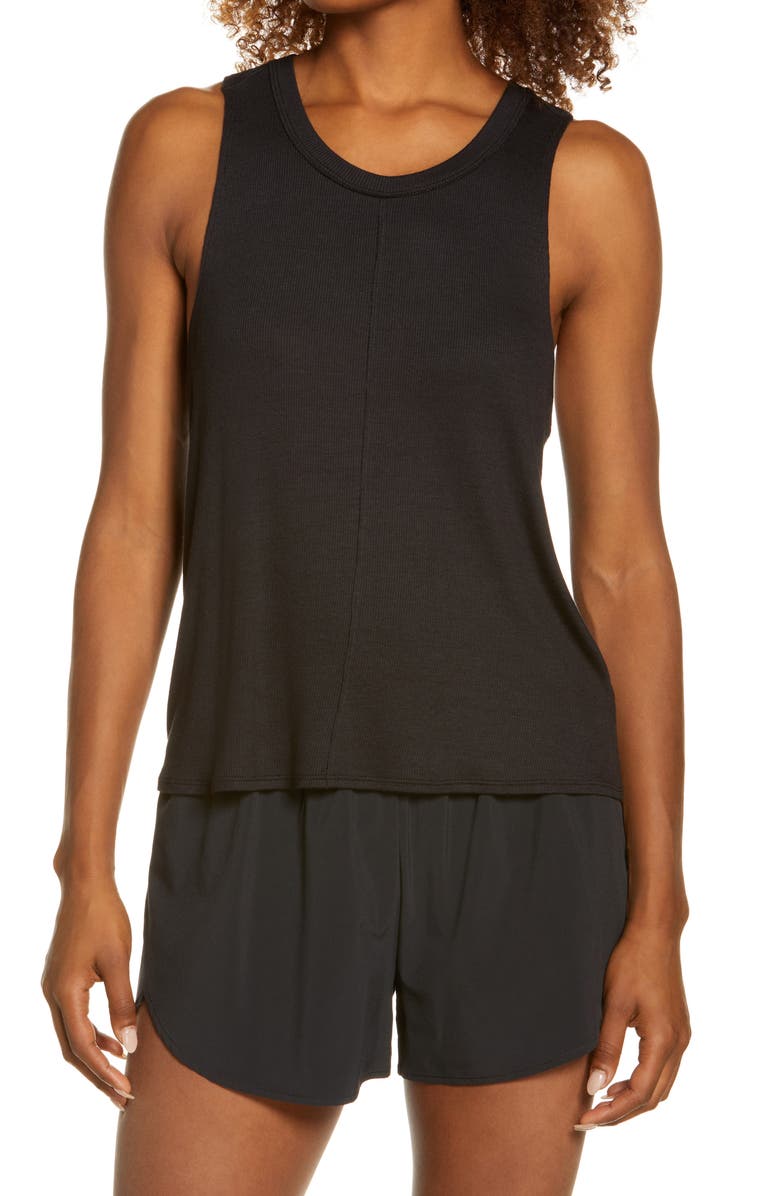 Zella Favorite Rib Tank, Main, color,