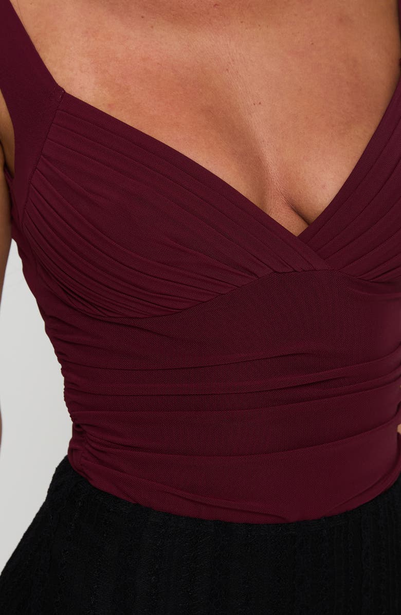 Princess Polly Morgane Mesh Bodysuit, Alternate, color, 