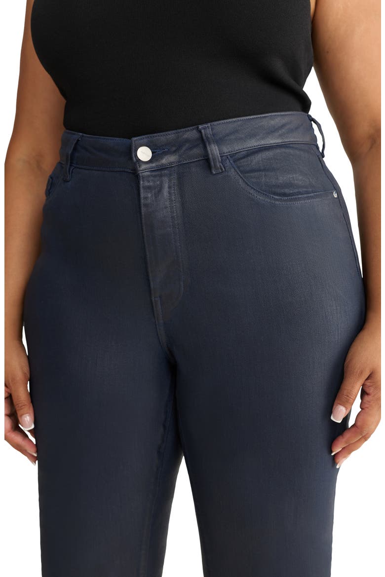 NAO Coated High Waist Bootcut Jeans, Alternate, color, COATED SHALLOWS