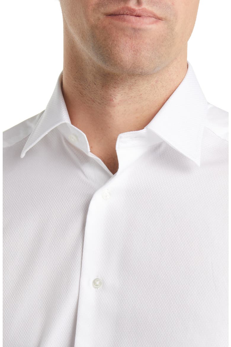 Slim Fit Tuxedo Shirt, Alternate, color, WHITE
