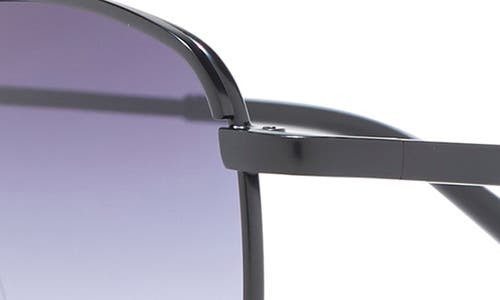 Le Specs The Duke 57mm Aviator Sunglasses In Black