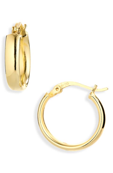 Flat Hoop Earrings