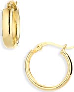 ARGENTO VIVO Flat Hoop Earrings