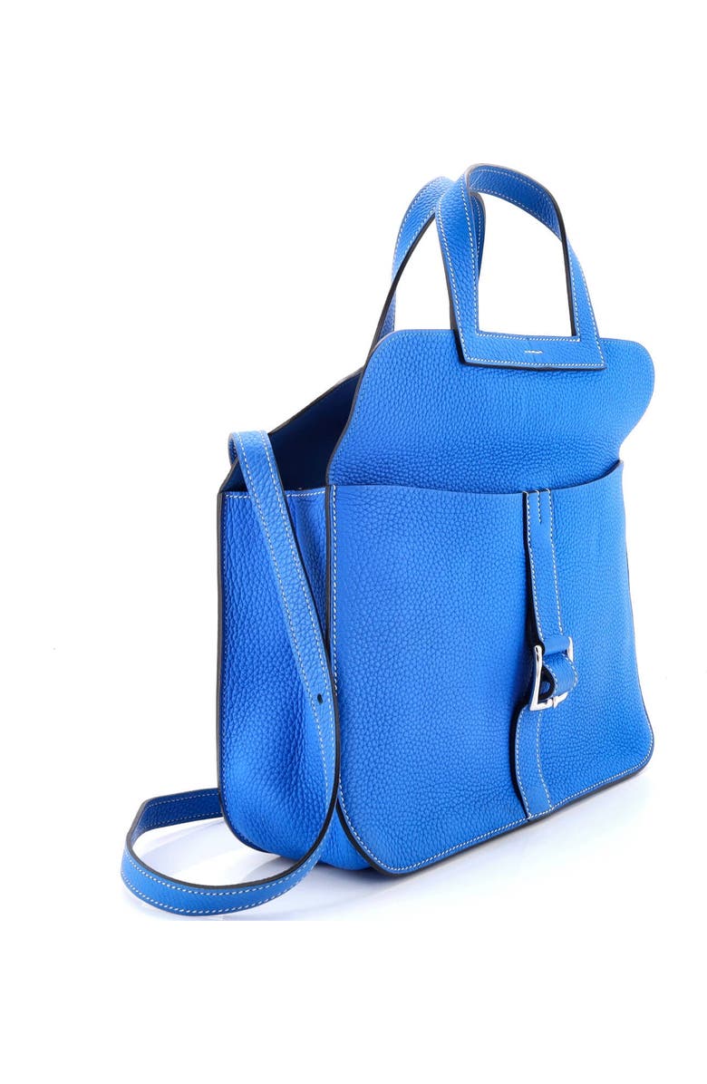 Pre-Owned Hermes Halzan Bag Clemence 31, Alternate, color, Bleu Hydra