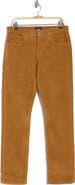 Hudson Jeans Blake Slim Fit Corduroy Straight Leg Pants