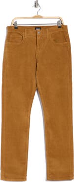 Hudson Jeans Blake Slim Fit Corduroy Straight Leg Pants