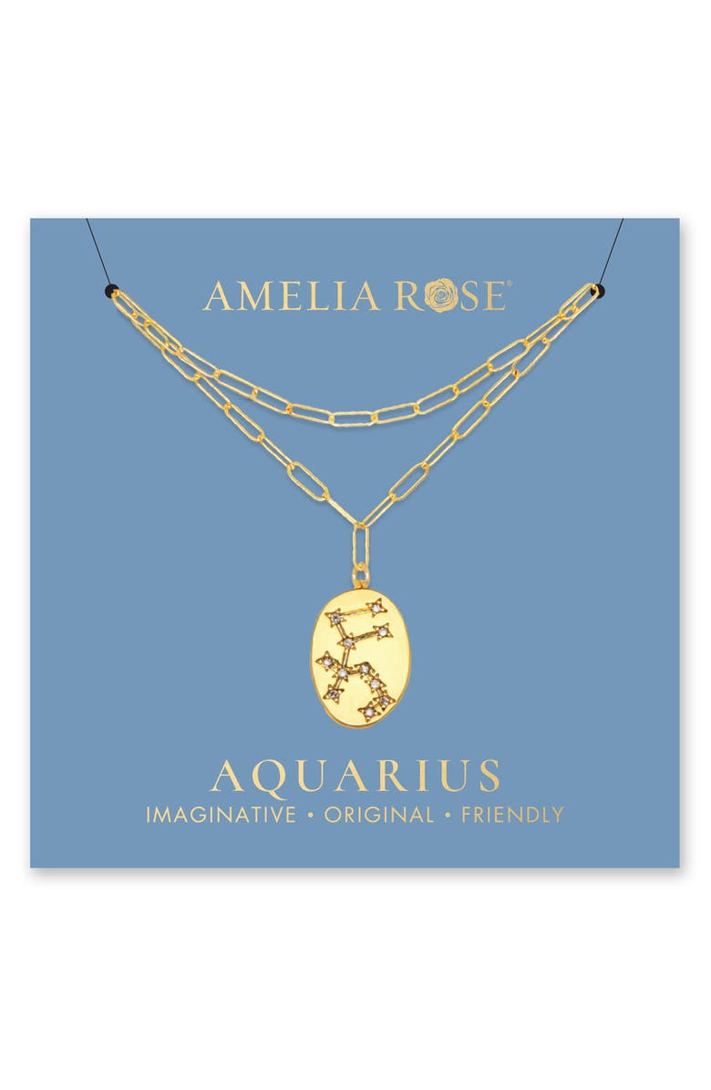 Amelia Rose Constellation Layer Necklace, Main, color,
