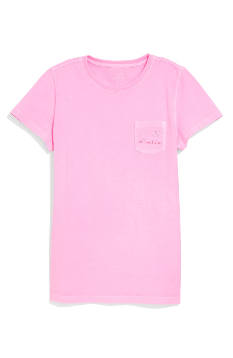 vineyard vines Whale Pocket Cotton Graphic T-Shirt, Main, color, Neon Bloom