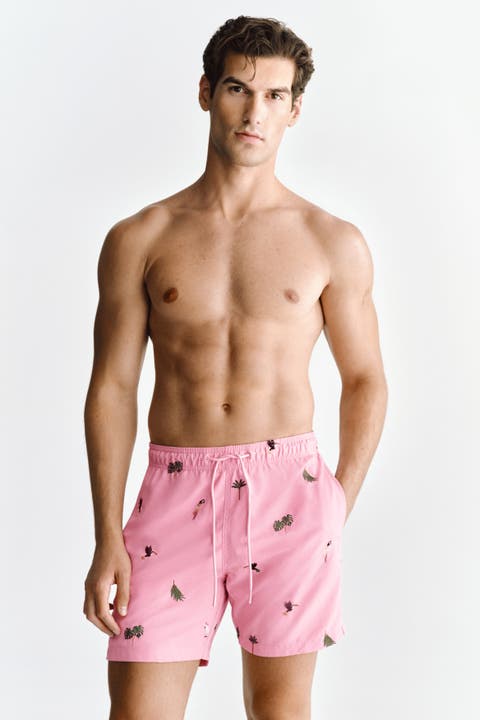 Patterned Swim Shorts