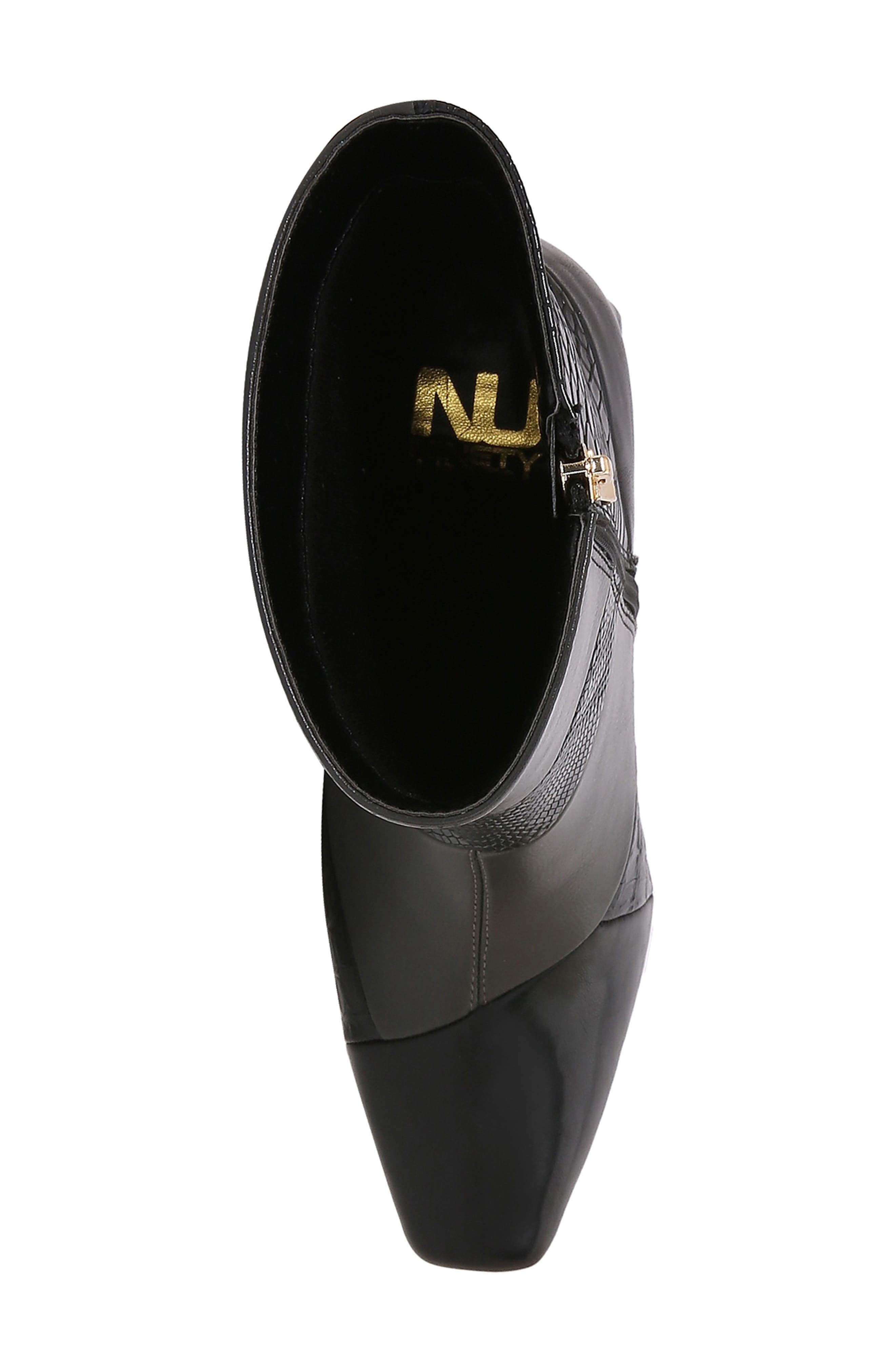 NINETY UNION Leah Block Heel Bootie, Alternate, color, Black Multi