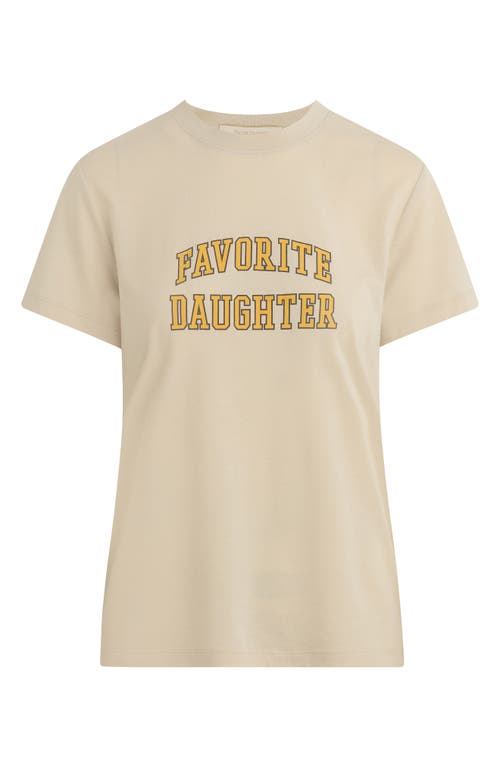 Favorite Daughter The Collegiate Classic Graphic T-shirt In White