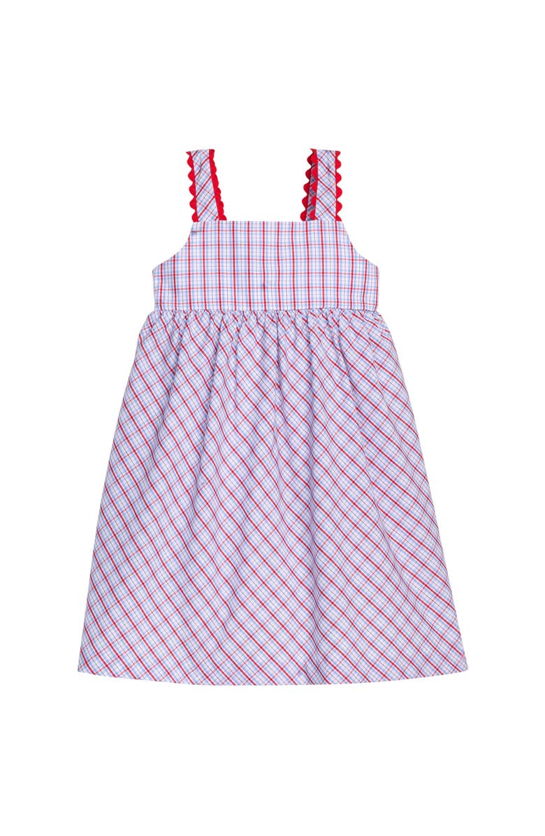 Little English Kids' Evie Dress Blend, Main, color, Patriotic Plaid