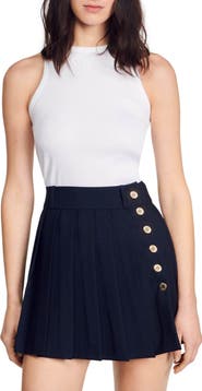 SANDRO Embroidered vest top