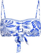 La Blanca Botanical Brocade Cutout Bikini Top