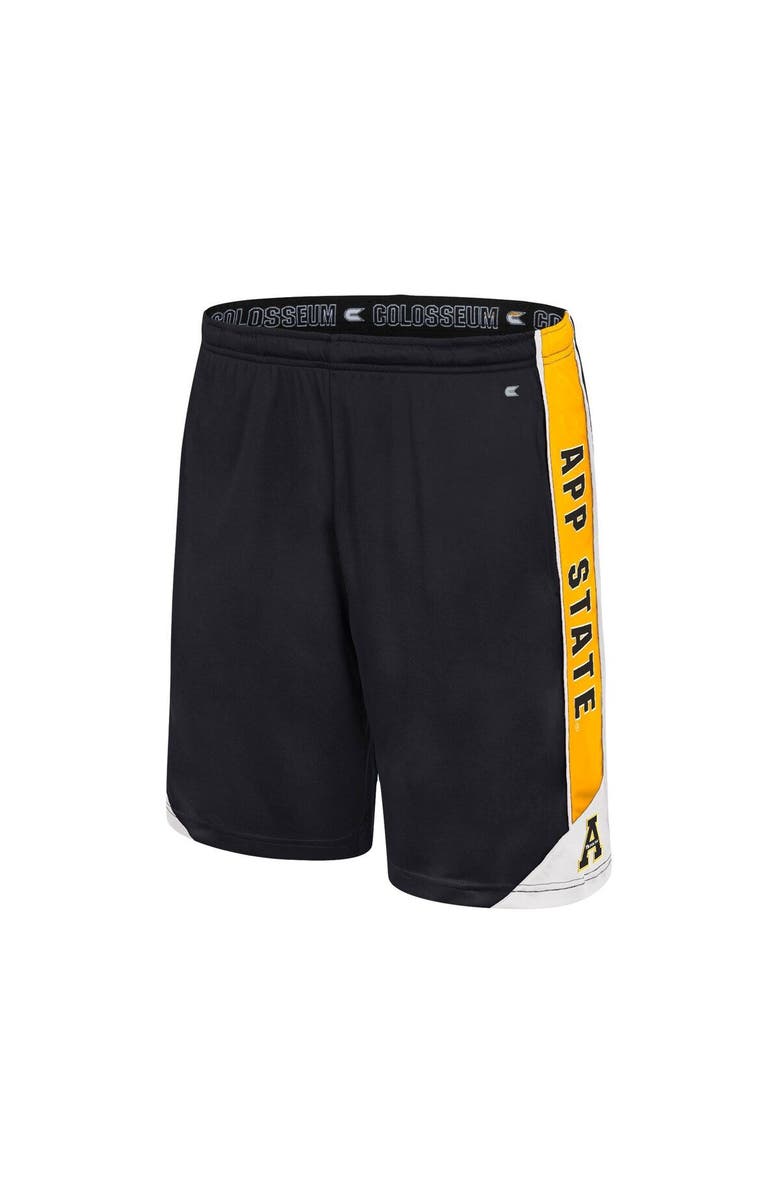COLOSSEUM Men's Colosseum Black Appalachian State Mountaineers Haller Shorts, Alternate, color, 