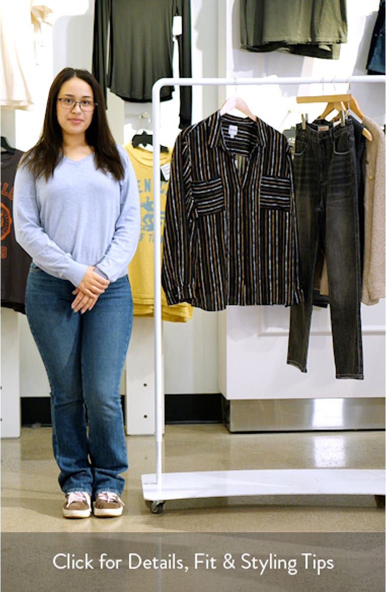 Painted Stripe Button-Up Shirt, sales video thumbnail