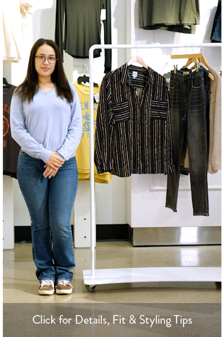 Painted Stripe Button-Up Shirt video