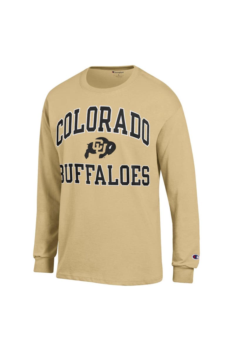 Champion Men's Champion  Gold Colorado Buffaloes High Motor Long Sleeve T-Shirt, Alternate, color, 
