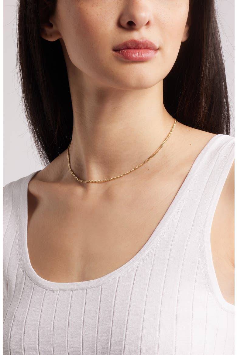 Cuban Chain Necklace, Alternate, color, GOLD