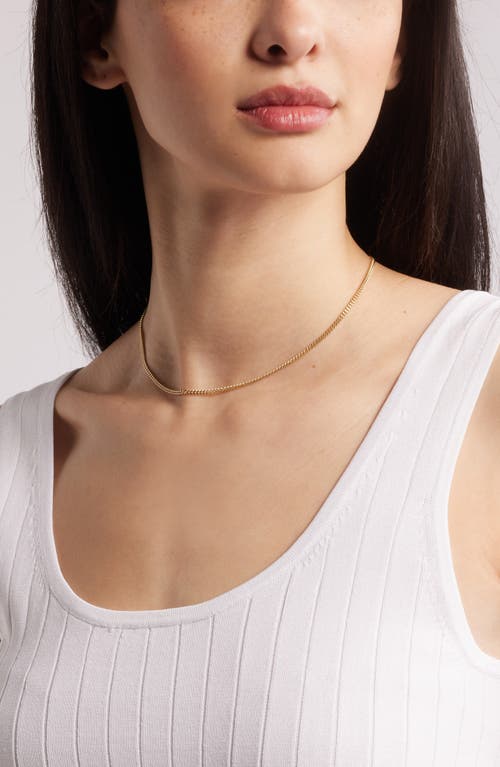 Nordstrom Cuban Chain Necklace In Gold