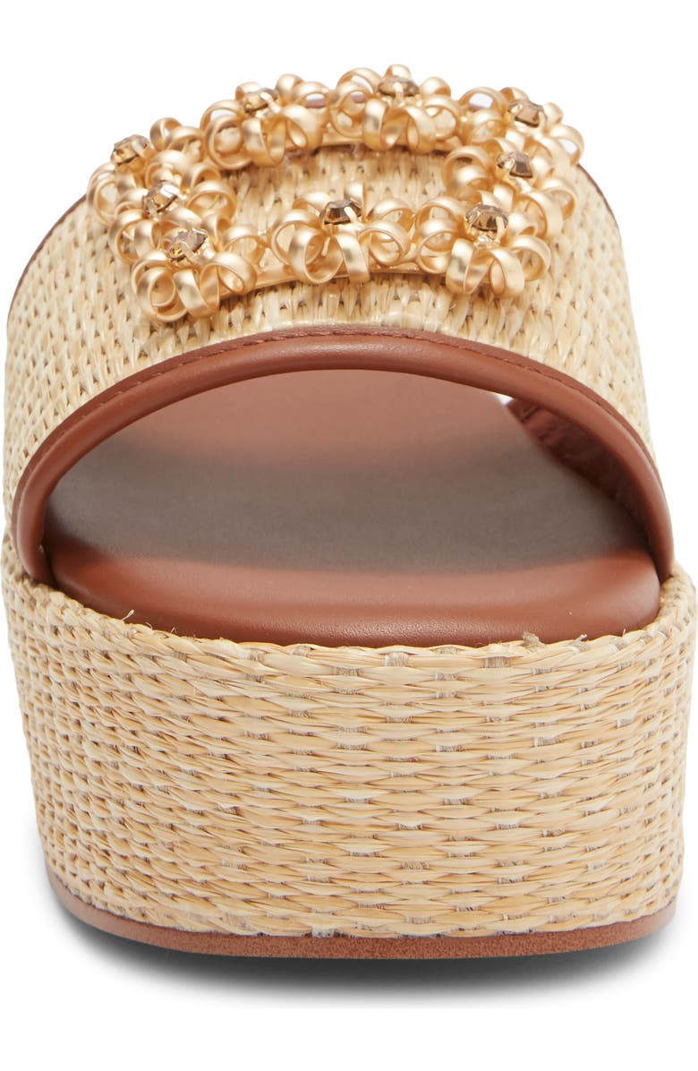 Cecelia New York Generous Platform Wedge Sandal, Alternate, color, Natural