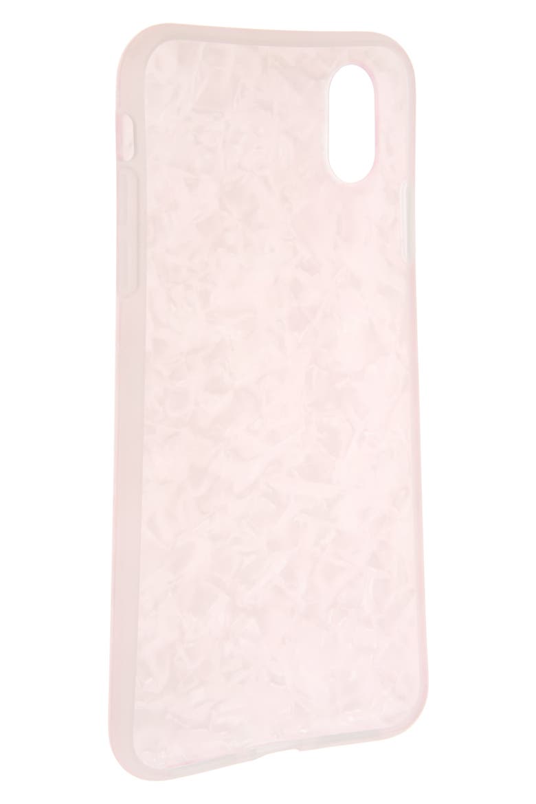 Rose Shimmer iPhone X/Xs/Xs Max & XR Case, Alternate, color, ROSE