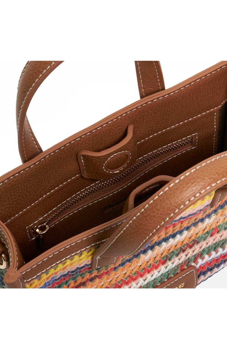 Dune London Diddydamsay Tote, Alternate, color, Brown Multi