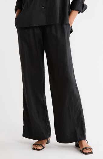 James Perse Linen Wide Leg Pants